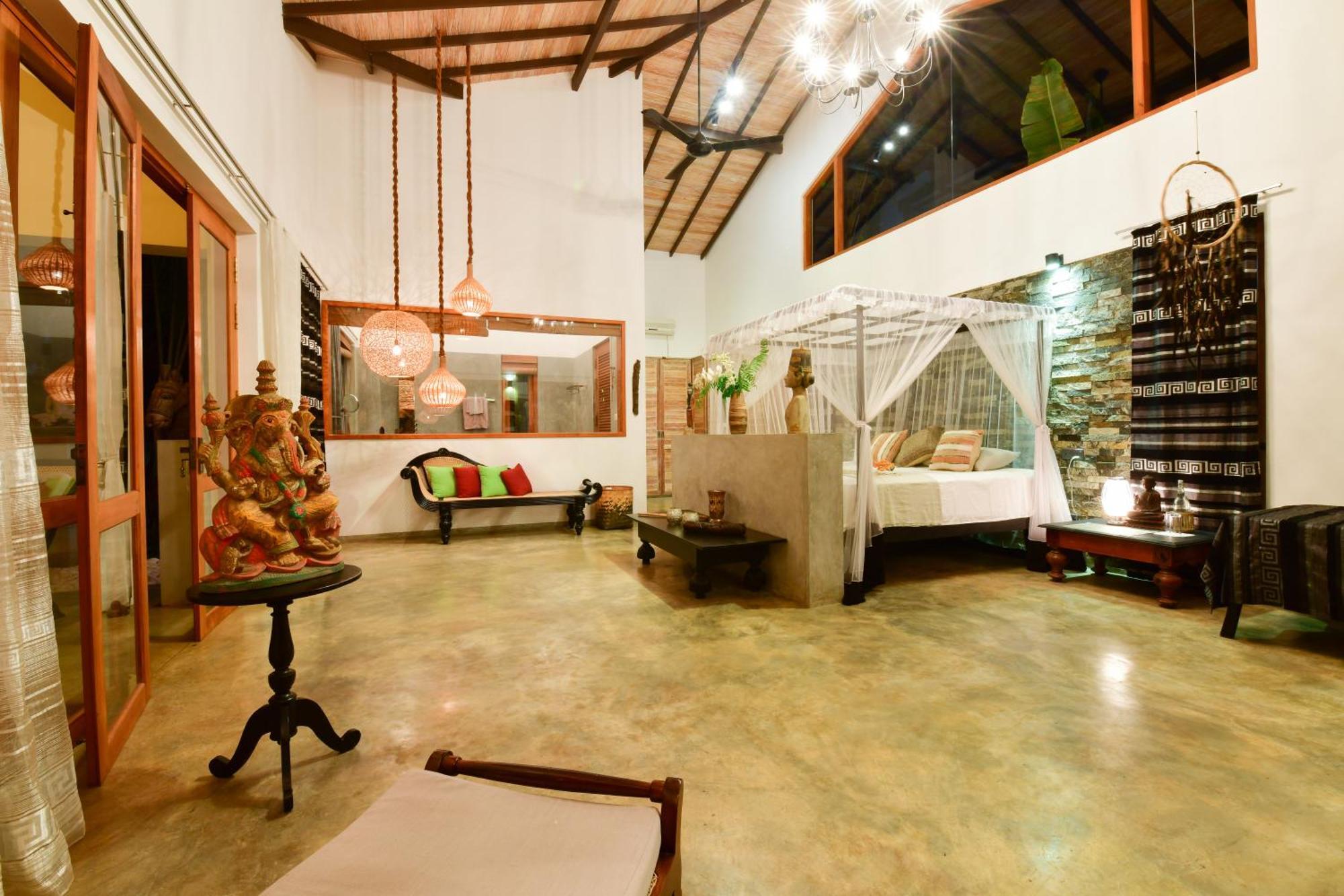 Tropical House - Jungleside Villa Hikkaduwa Habitación foto